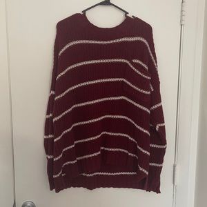 Oversized stripped sweater